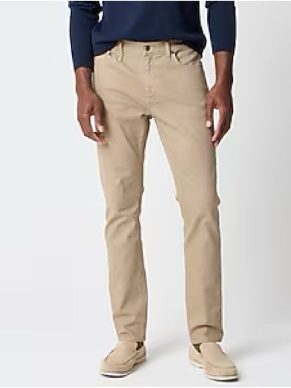 J. Crew | Men’s ‘Dusty Khaki’ Slim Fit Garment Dyed 5-Pocket 484 Jeans Sz 31x32